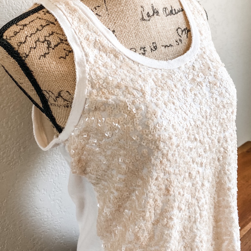 J. Crew Sequin Shell